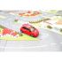 Dětský hrací koberec silnice + 1 auto