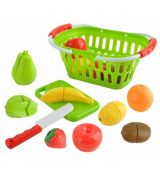 Krájecí ovoce a zelenina v košíku