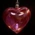 Závěsná dekorace LED srdce