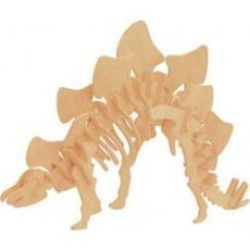 3D dřevěné puzzle stegosaurus